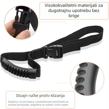 Ručka za vrata automobila za starije i trudnice, odvojiva i podesiva.