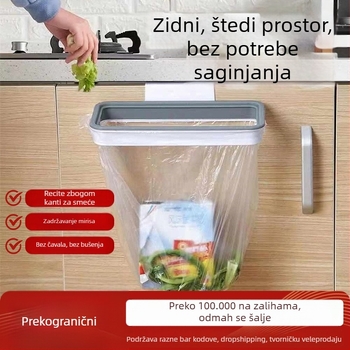 Attach-A-Trash držač vrećica za otpad, visi na vratima ormarića, kuhinjski organizator