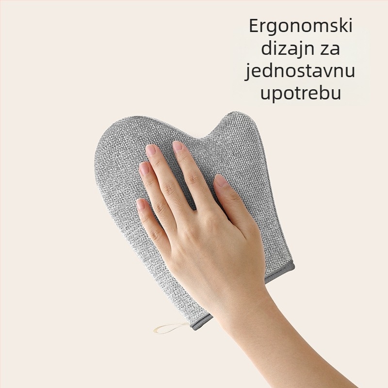FaSoLa elektrostatne rukavice za uklanjanje dlaka za kućnu upotrebu – čišćenje kauča i odjeće, uklanjanje dlaka mačaka i pasa, kompaktan prenosni dizajn