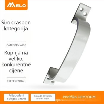 Ručke za prozore i vrata od aluminijske legure, vintage stil za garderobe i ormariće s vidljivim rupama