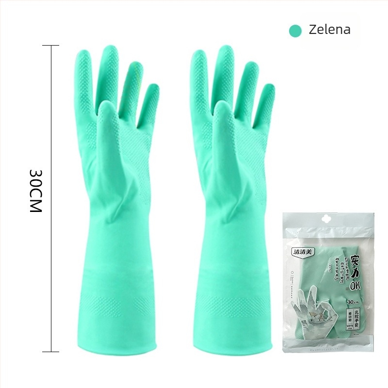 Izdržljive vodootporne latex rukavice za pranje suđa sa flis podstavom