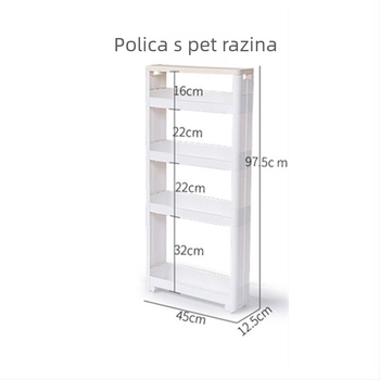 12–13 cm uski organizator za kuhinju, kupaonicu, hladnjak i ormar