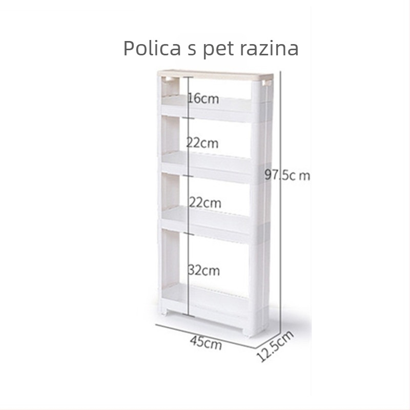 12–13 cm uski organizator za kuhinju, kupaonicu, hladnjak i ormar