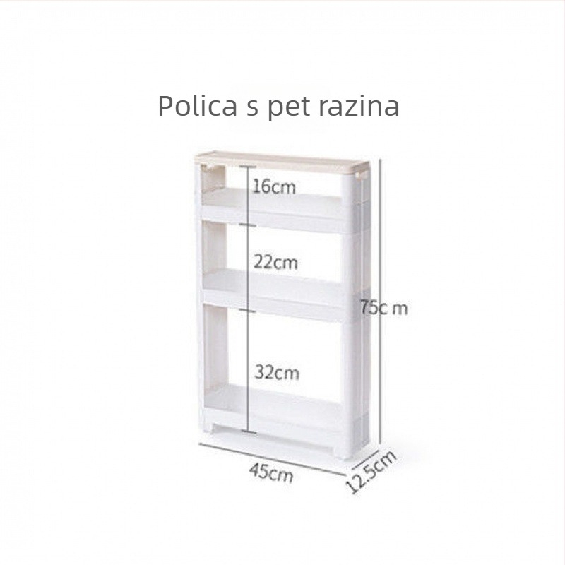 12–13 cm uski organizator za kuhinju, kupaonicu, hladnjak i ormar