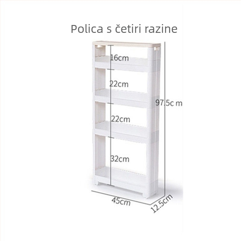 12–13 cm uski organizator za kuhinju, kupaonicu, hladnjak i ormar