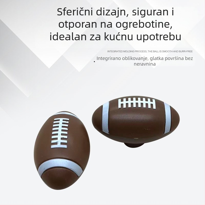 Unutarnja plastična kvaka za vrata - moderni minimalistički sferni dizajn, univerzalan za namještaj