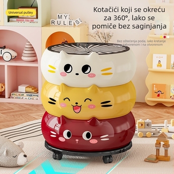 Kućni koš za otpatke s poklopcem, 2025 nova verzija, velik kapacitet, za spavaću sobu i dnevni boravak, elegantan dizajn