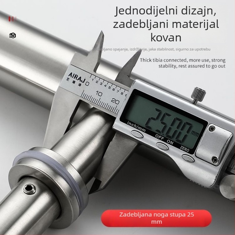 Kvaka za staklena vrata, debeli klizni ručaj, velika kupaonska ručka