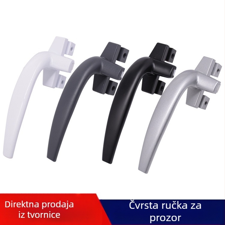 Ručka za prozore i vrata Type 38, aluminijska legura, s zaključavanjem – unutarnja i vanjska uporaba