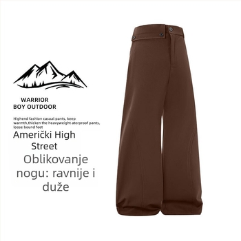 Muške hlače s plisama i draperijom, vintage stil, široke nogavice, casual