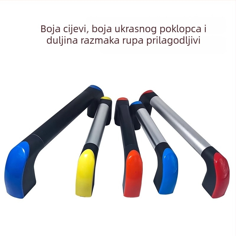 Aluminijske cijevne ručke za ormariće, CNC aluminijske ručke za ormariće, teške CNC ručke za vrata