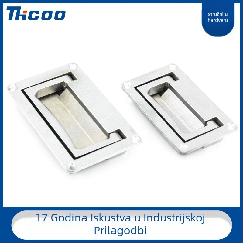 Scott E5401 Skrivna sklopiva ručka za ladicu i ormar, od cinkovog legura, ugrađena