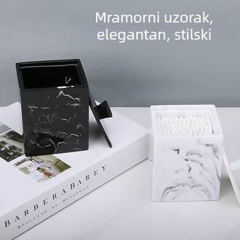 Kutija za pohranu kozmetike s poklopcem i ladicom za manje predmete