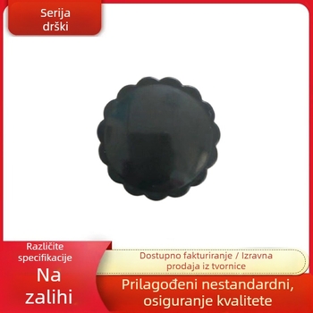 Reljefna bakelitna ručica s vanjskim rebrastim dizajnom, ojačana ručica za namještaj i strojeve