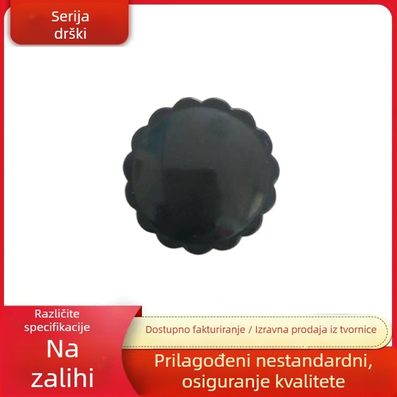 Reljefna bakelitna ručica s vanjskim rebrastim dizajnom, ojačana ručica za namještaj i strojeve