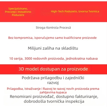 SK4-006 ručka oblika luka, okrugla ručka od nehrđajućeg čelika, sklopiva ručka za industrijsku opremu