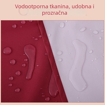 Korejskog stila vodootporna pregača s dugim rukavima i velikim džepovima, otporna na mrlje, PVC materijal za catering