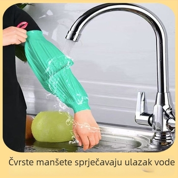 Lateks rukavi za zaštitu, vodootporni, otporni na prljavštinu i ulje, deblji i produženi, otporni na kiseline i baze, industrijska zaštita