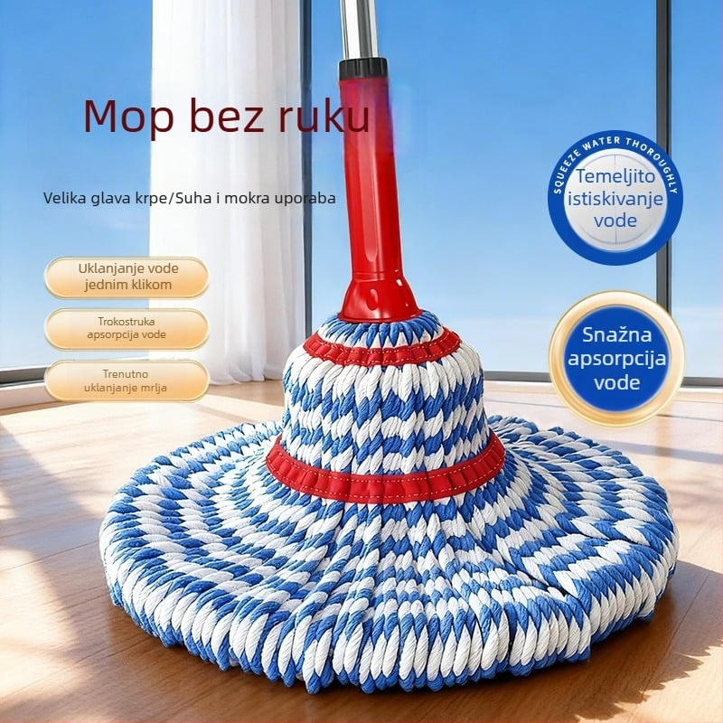 Bezkontaktni rotirajući mop s automatskim iscijeđivanjem, 2025 model za kućnu upotrebu