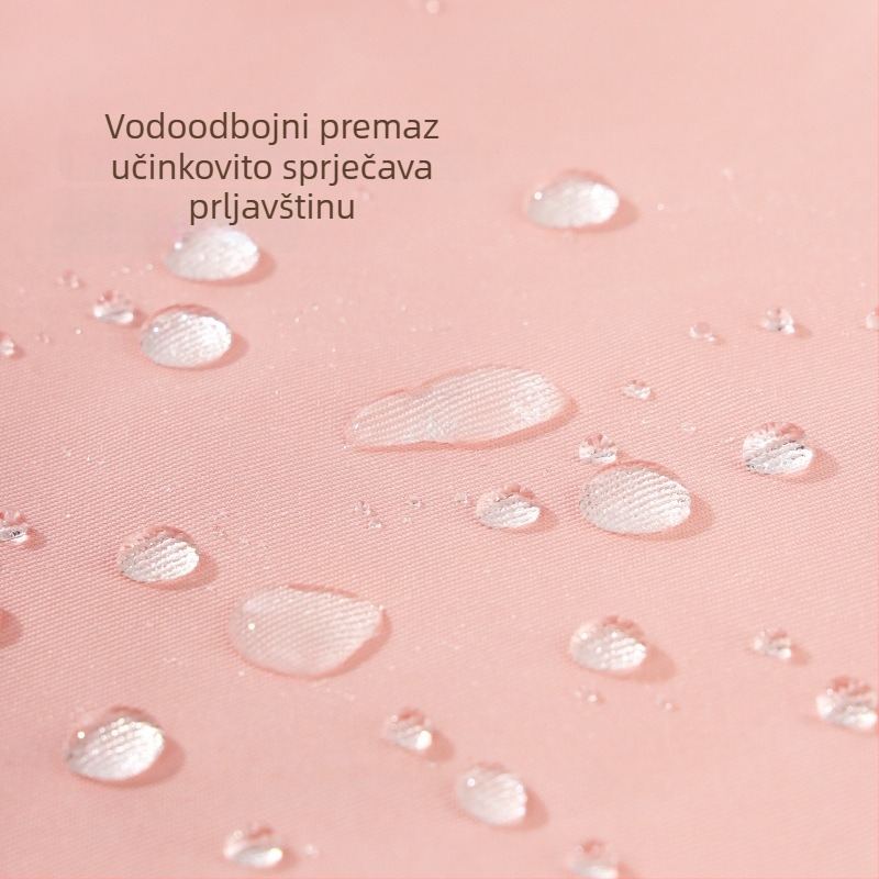 Vodootporna pregača s dvostrukim džepovima i motivom zeca za catering, otporna na ulje i prljavštinu