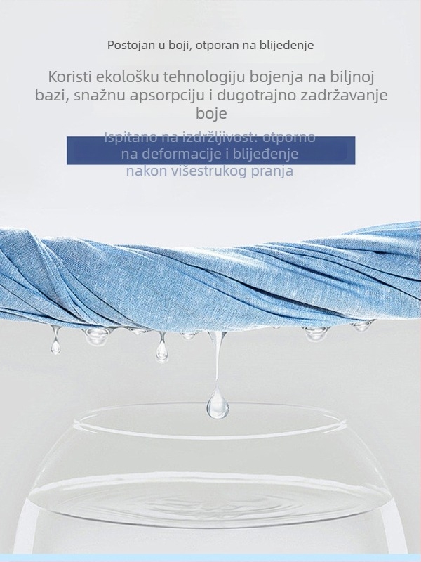 Muške ljetne tanke hlače za opušteno nošenje, udobne na dodir, prozračne, bez glačanja, ravni kroj, pamuk-lan smjesa