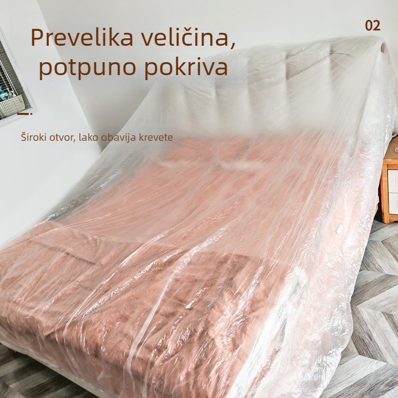 Jednokratne zaštitne navlake za kauč i blagovaonu, s elastičnom trakom, navlaka za kućanske aparate i navlaka za krevet