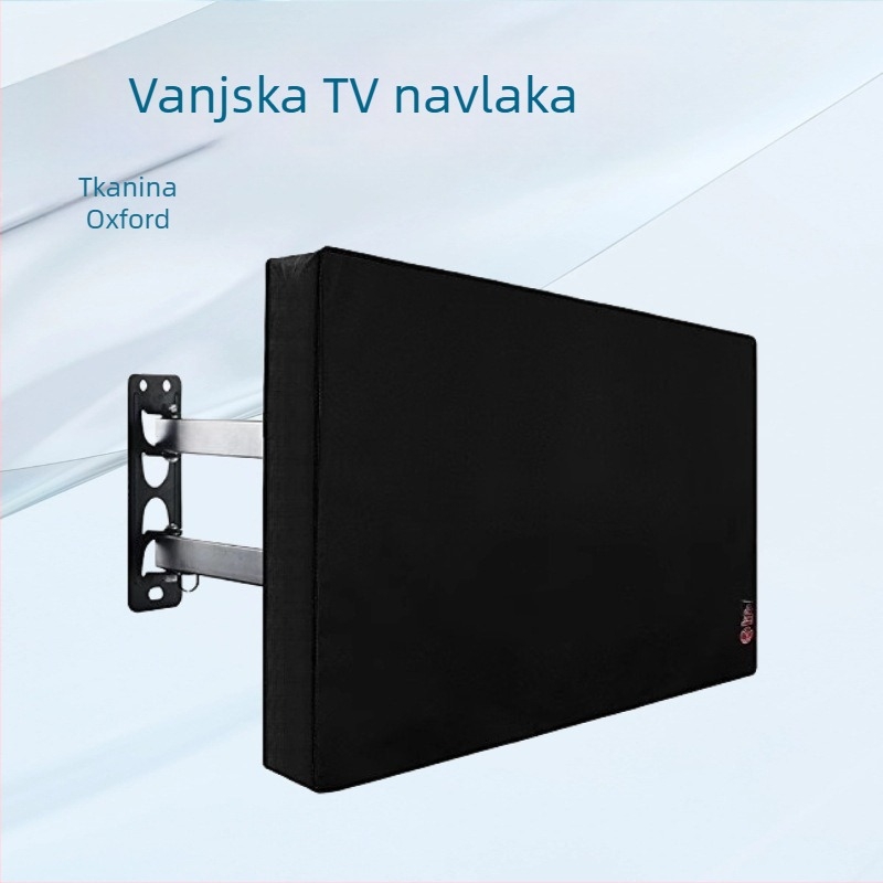 Vanjski TV-kryt za dvorište, od 210D Oxford platna, srebrni premaz, vodootporan, otporan na prašinu, UV zaštita