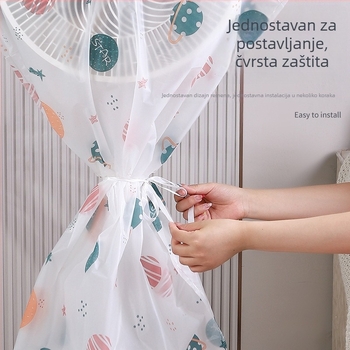 Navlaka za prašinu za stojeći ventilator, univerzalna, PEVA, talijanskog stila, za kućnu upotrebu