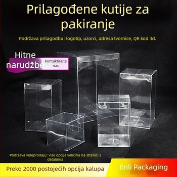 Prozirna PVC kutija za figurice i modele automobila – skladištenje, zaštita od prašine, plastična kutija za izlaganje
