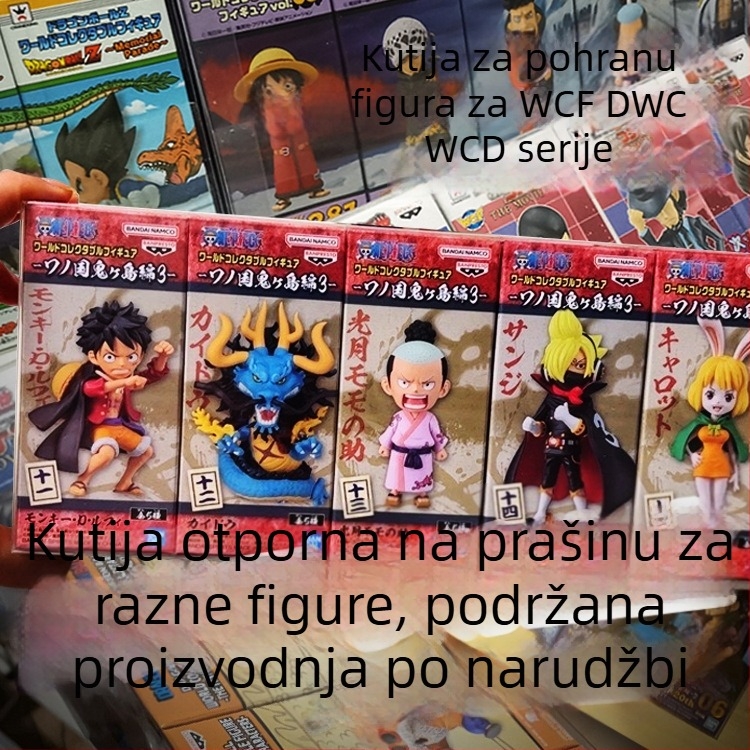 Prozirna PVC kutija za figurice i modele automobila – skladištenje, zaštita od prašine, plastična kutija za izlaganje