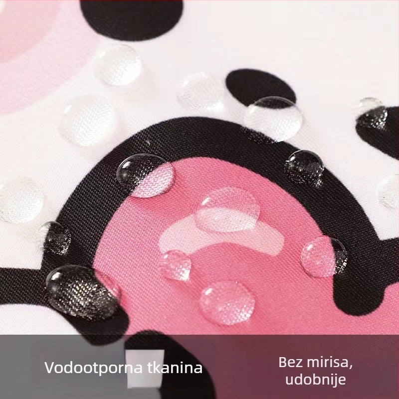 Kuhinjska pregača s karikaturom, vodootporna i otporna na ulje, ženska šarmantna radna odjeća, otporna na mrlje i habanje