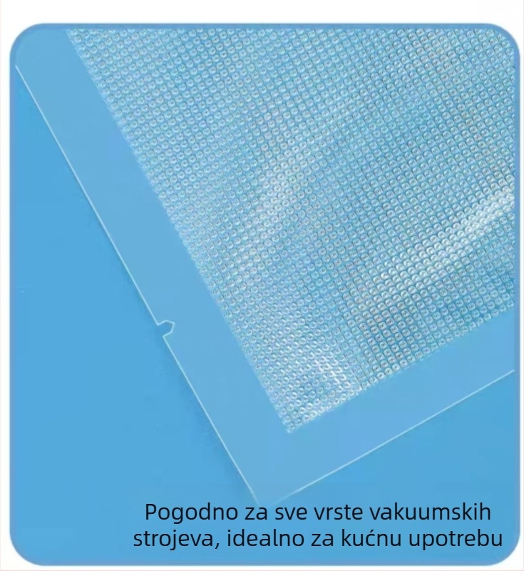 Vrećica za vakuumsko pakiranje hrane s mrežastim uzorkom, kompatibilna s kućnim vakuum uređajima
