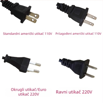 Ručni stroj za zatvaranje plastičnih vrećica, model 300, zatvaranje filma za hranu, 110V, s regulacijom temperature