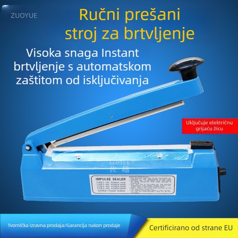 Ručni toplinski zapečatitelj za plastične vrećice