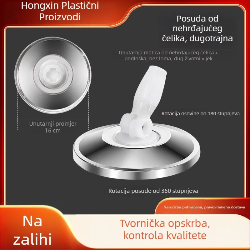 Prilagođeni nehrđajući čelični mop za kućnu upotrebu, okretni, univerzalni