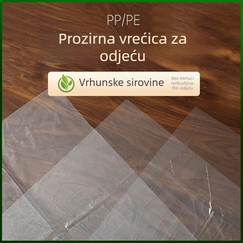 Prozirni zaštitni omot za odjeću za vješanje, jednokratni zaštitni omotač protiv prašine za kapute, kućno skladištenje odjeće