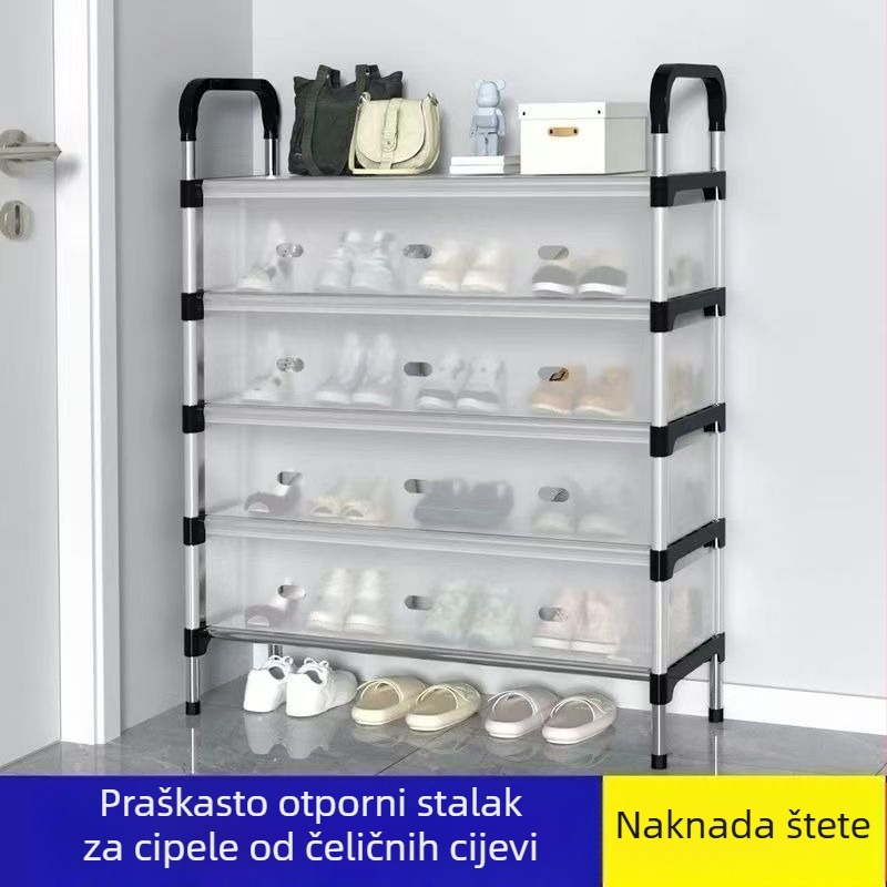 Ormarić za cipele otporan na prašinu, čvrst i izdržljiv, debeli višeslojni ormar za cipele velike kapacitete, za domove i stanove u najmu