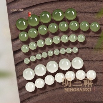 Hetianski nefrit slobodne perle – prirodni jade perle za DIY nakit, prozirne jade perle za narukvicu