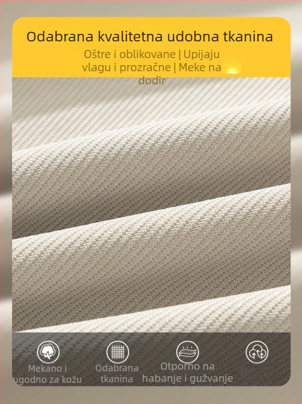 Muške hlače za proljeće-ljeto, ravnog kroja, širokih nogavica, ležerno sportske