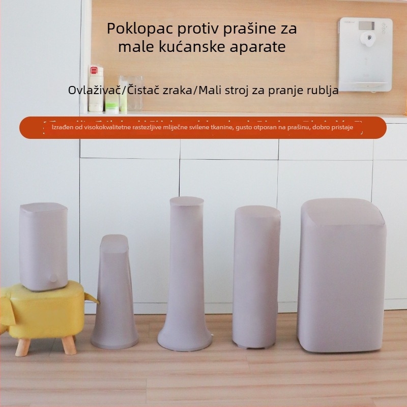 Univerzalni elastični pokrov za male kućanske uređaje: ovlaživač zraka, pročišćivač zraka, perilica, mikrovalna pećnica, pećnica, fritira na zrak
