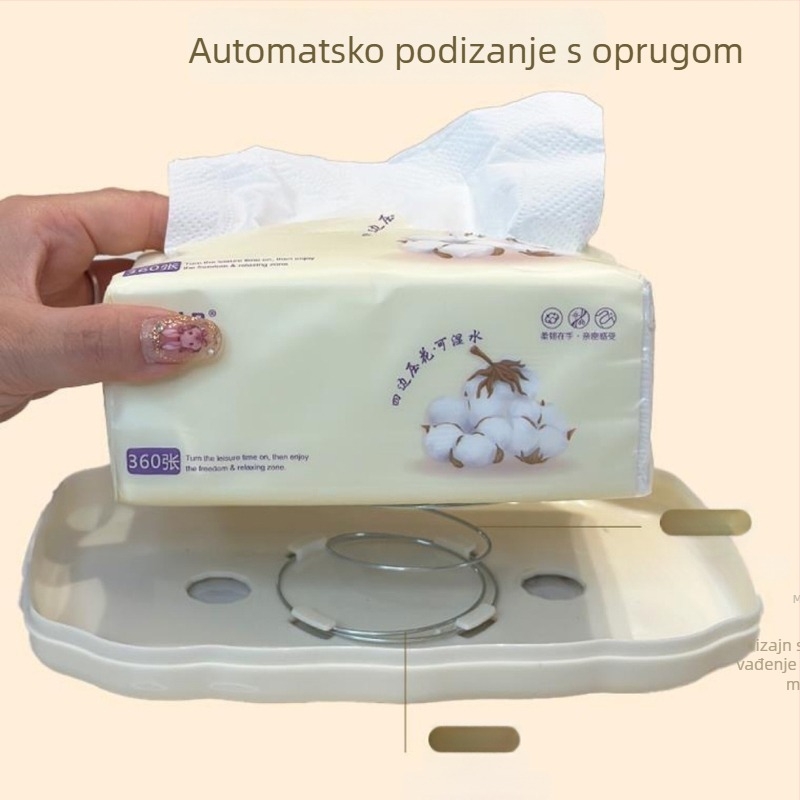 Kutija za maramice u obliku školjke — stolni organizator za dom i elegantan poklon