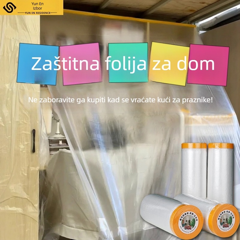 Jednokratna zaštitna navlaka za namještaj protiv prašine tijekom renovacije