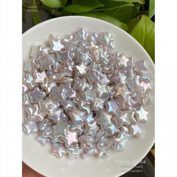 Slatkovodne bisere 10–11 mm, perle u obliku zvijezde s petokrakom, barokne perle za DIY nakit