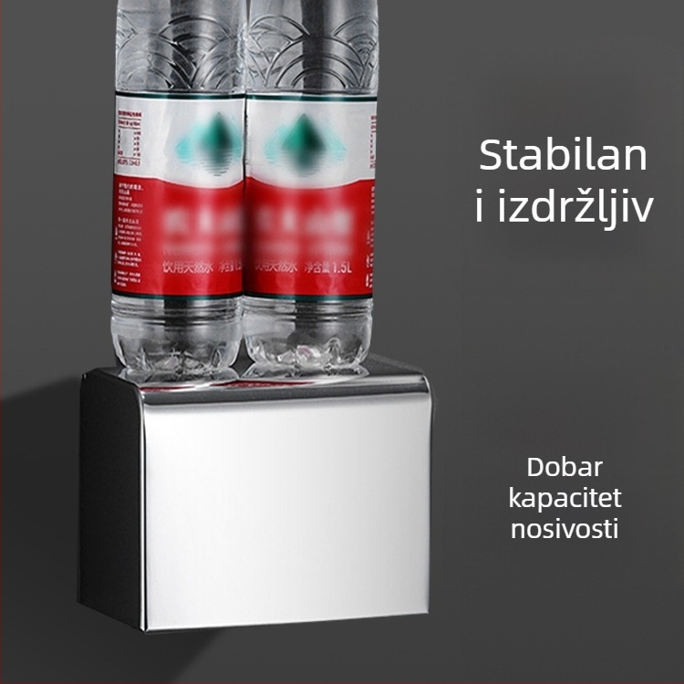 Kvadratna kutija za maramice od nehrđajućeg čelika 304, zidna, vodootporna, za kupaonicu, višenamjenska