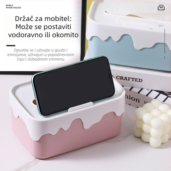 Stolna kutija za maramice – moderni minimalistički spremnik za salvete za dnevni boravak