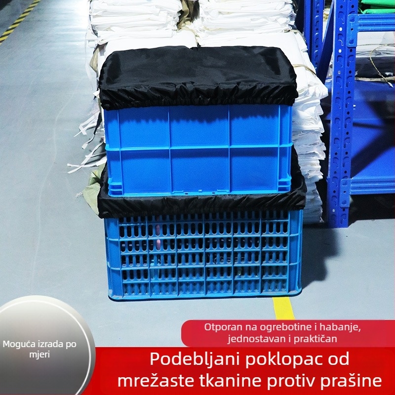 Ekološki pokrov protiv prašine za skladišne košare i transportne kutije