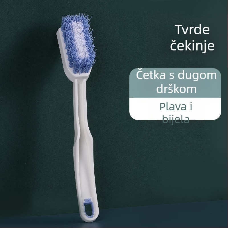 Chahua četka s dugačkom drškom za pranje i čišćenje — mekana, fleksibilna četka za odjeću, obuću i umivaonik