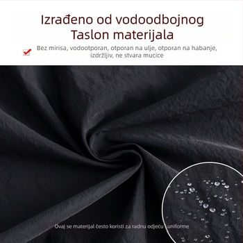 Vodootporna kuhinjska pregača za kućnu upotrebu, moderan minimalistički dizajn, catering, s otiskom logotipa, unisex