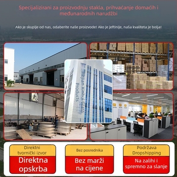 Staklena posuda za ulje od borosilikatnog stakla s automatskim otvaranjem i zatvaranjem poklopca, velike kapacitete, za sojin sos i ocat