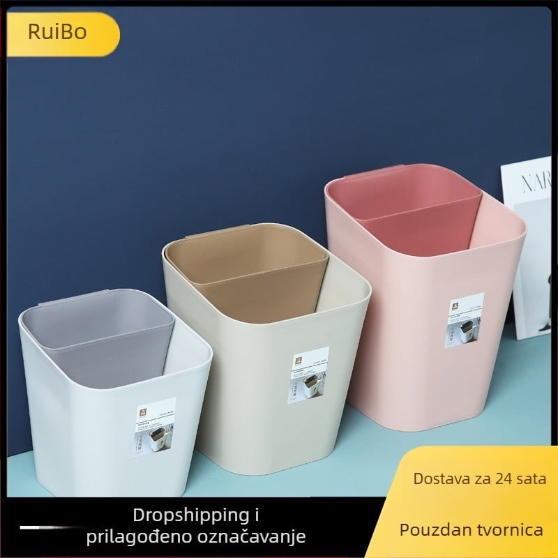 Kuhinjski koš za suhe i mokre otpade, otvoren vrh, europski stil, plastični, 10 L